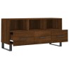 Meuble TV chêne marron 102x36x50 cm bois d'ingénierie 
