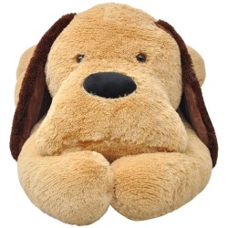 Chien en peluche 80 cm Marron 