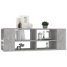 Meuble TV mural Gris béton 102x35x35 cm Bois d’ingénierie 