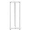 Pieds de table console en T, 2 pièces, blanc, 25 x 28 x (72-73) cm, acier 