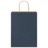 Sacs en papier 50 pcs avec poignées bleu 26x12x35 cm 