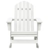 Chaise à bascule de jardin Bois Blanc 