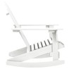 Chaise à bascule de jardin Bois Blanc 