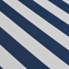 Auvent pliable manuel 400 cm Bleu/blanc 