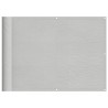 Écran de balcon gris clair 75x500 cm 100% polyester oxford 