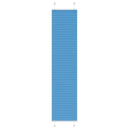 Store plissé bleu 50x200 cm largeur du tissu 49,4 cm polyester 