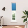 Store plissé bleu 50x200 cm largeur du tissu 49,4 cm polyester 