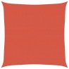Voile d'ombrage 160 g/m² Terre cuite 7x7 m PEHD 