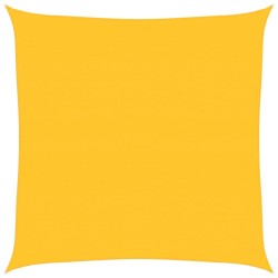 Voile d'ombrage 160 g/m² carré jaune 7x7 m PEHD 