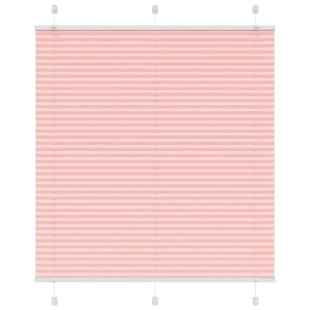 Store plissé rose 115x100 cm largeur du tissu 114,4cm polyester 
