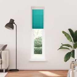 Store plissé vert pétrole 50x200 cm largeur du tissu 49,4 cm 