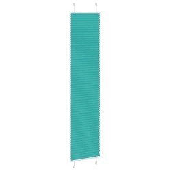 Store plissé vert pétrole 50x200 cm largeur du tissu 49,4 cm 