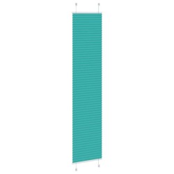 Store plissé vert pétrole 50x200 cm largeur du tissu 49,4 cm 