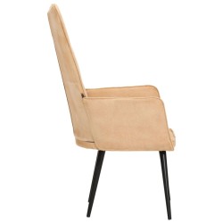 Chaise à oreilles Crème Toile 