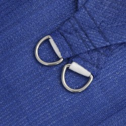 Voile d'ombrage 160 g/m² carré bleu 7x7 m PEHD 