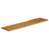 Dessus de table 160x40x2,5 cm bord vivant bois massif manguier 