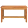 Banc de jardin 80x35x45 cm bois massif d'acacia 