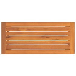 Banc de jardin 80x35x45 cm bois massif d'acacia 