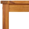 Banc de jardin 80x35x45 cm bois massif d'acacia 