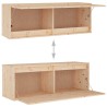 Meubles TV 6 pcs Bois massif de pin 
