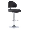 Tabouret de bar Noir Similicuir 