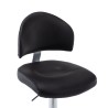 Tabouret de bar Noir Similicuir 