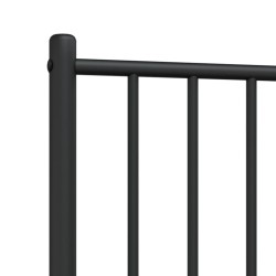 Tête de lit métal noir 80 cm 