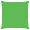 Voile d'ombrage 160 g/m² Vert clair 7x7 m PEHD 