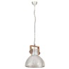 Lampe suspendue industrielle 25 W Argenté Rond 40 cm E27 