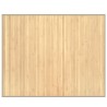 Tapis rectangulaire naturel clair 80x100 cm bambou 