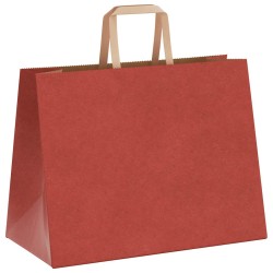 Sacs en papier 50 pcs avec poignées rouge 32x17x25 cm 