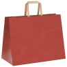 Sacs en papier 50 pcs avec poignées rouge 32x17x25 cm 