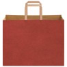 Sacs en papier 50 pcs avec poignées rouge 32x17x25 cm 