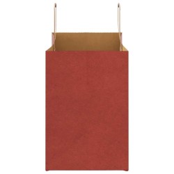 Sacs en papier 50 pcs avec poignées rouge 32x17x25 cm 