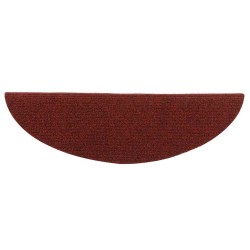 Tapis autoadhésifs de marches 5 pcs Rouge 56x17x3 cm Aiguilleté 