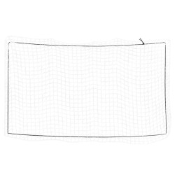 Filet pour remorque avec corde élastique blanc 2,7x1,5 m PP 