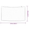 Filet pour remorque avec corde élastique blanc 2,7x1,5 m PP 