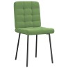 Chaises à manger lot de 2 Vert clair Velours 