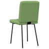 Chaises à manger lot de 2 Vert clair Velours 