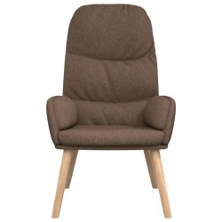 Chaise de relaxation Taupe Tissu 