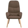 Chaise de relaxation Taupe Tissu 