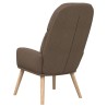 Chaise de relaxation Taupe Tissu 