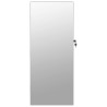 Armoire à bijoux avec miroir et éclairage LED mural noir 
