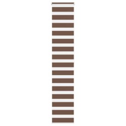 Store zèbre marron 50x200 cm largeur du tissu 45,9 cm polyester 