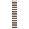 Store zèbre marron 50x200 cm largeur du tissu 45,9 cm polyester 