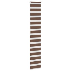 Store zèbre marron 50x200 cm largeur du tissu 45,9 cm polyester 