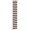 Store zèbre marron 50x200 cm largeur du tissu 45,9 cm polyester 