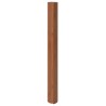 Tapis rectangulaire marron 100x100 cm bambou 