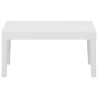 Salon de jardin 6 pcs avec coussins Plastique Blanc 