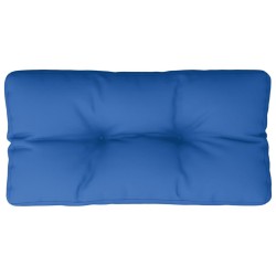 Coussin de palette bleu royal 80x40x12 cm tissu 